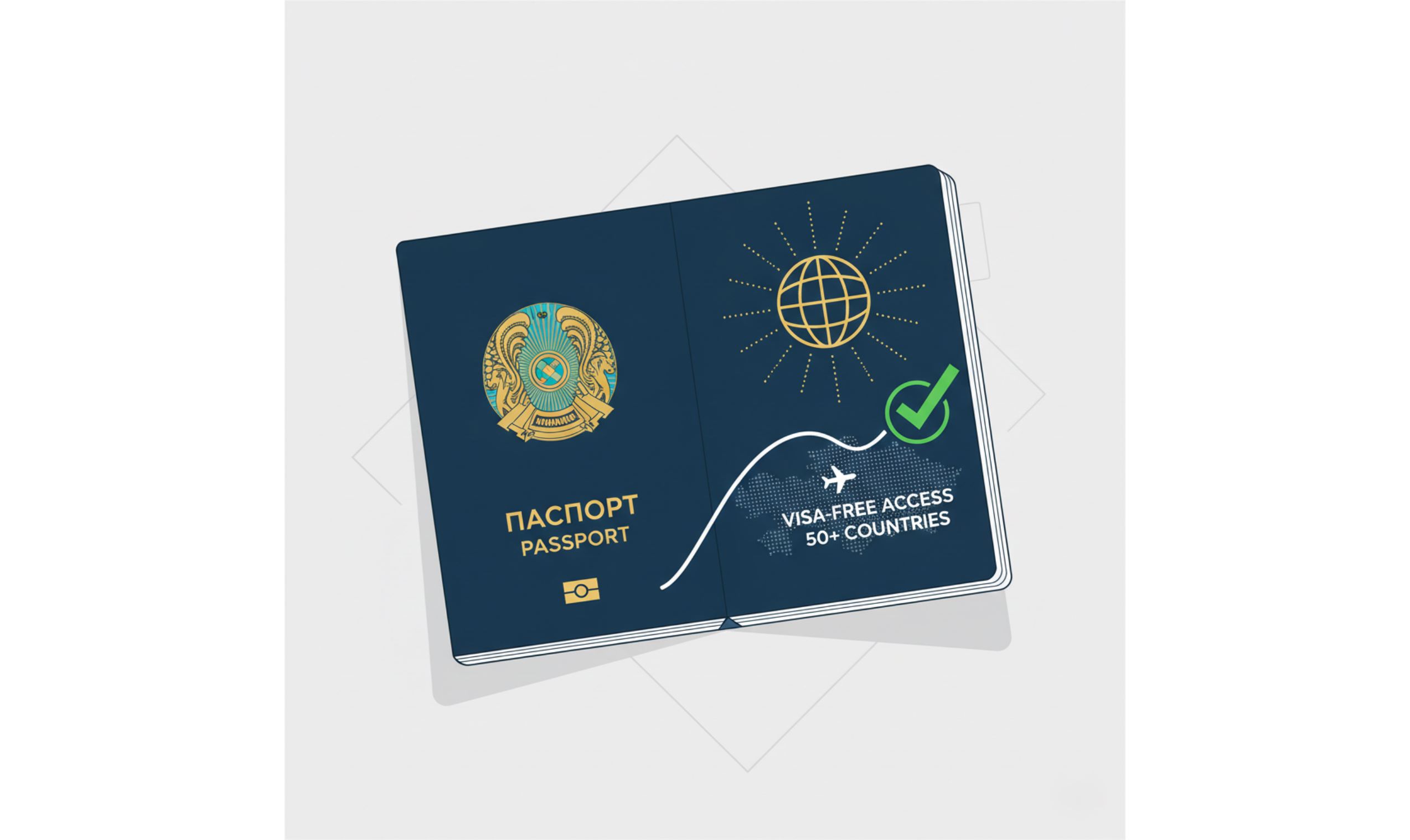 Паспорт Казахстана занял 61-е место в мировом рейтинге Henley & Partners