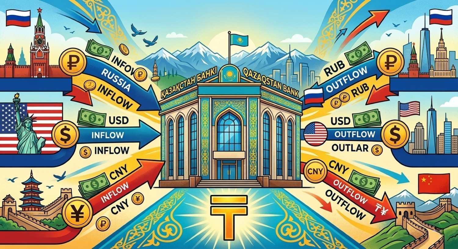 Международные банковские переводы в Казахстан для юридических лиц